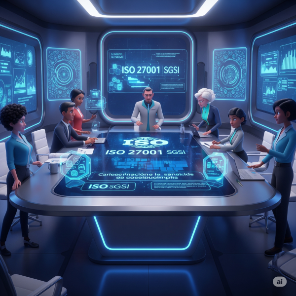 Logotipo de certificación ISO 27001